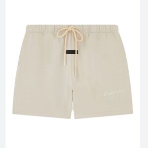 NEW Fear of God essentials sweat shorts men size small tan